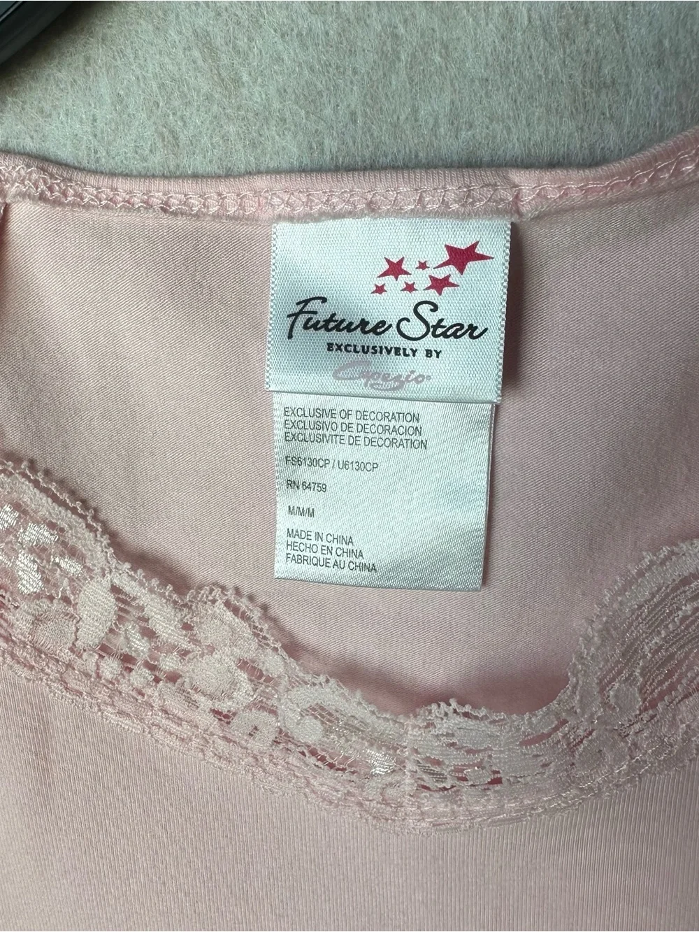 Capezio Future Star Girl’s Pink Ballet Dress Size M Leotard with Sheer Skirt NWT